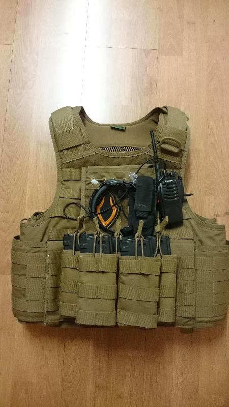 Warrior RICAS Compact DA5.56 Coyote Tan