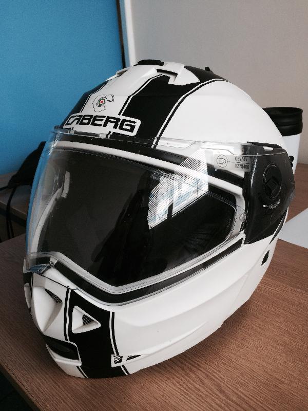 Caberg Duke Legend Matt White/Black Flip-Front Helmet