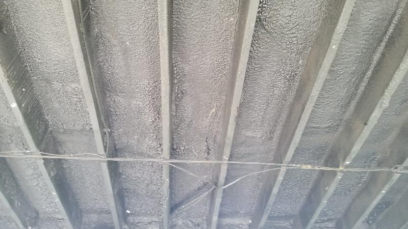 Close cell foam spray