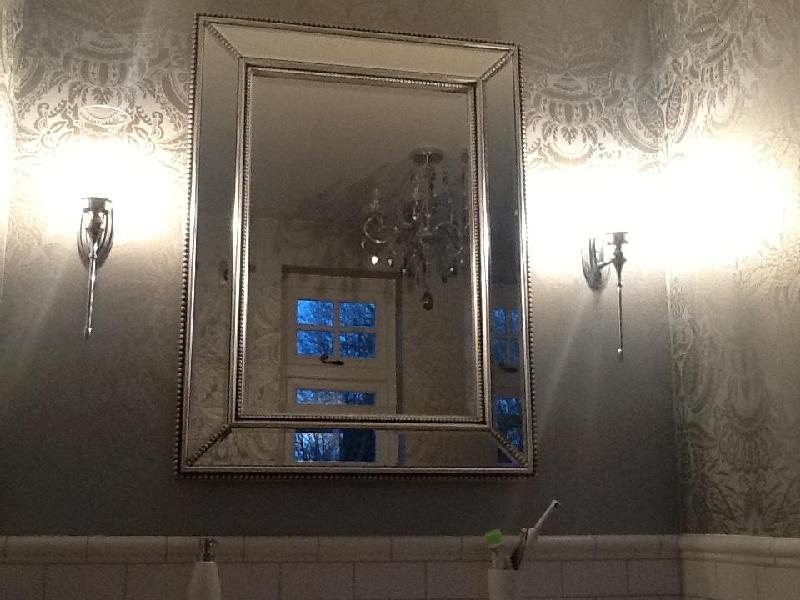 Beautiful Mirror = Bathrrom elegance
