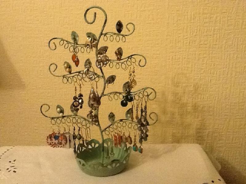 Delighted with my ear-ring display tree