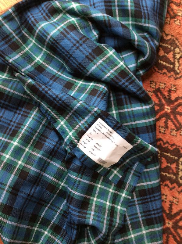 A gorgeous wool tartan