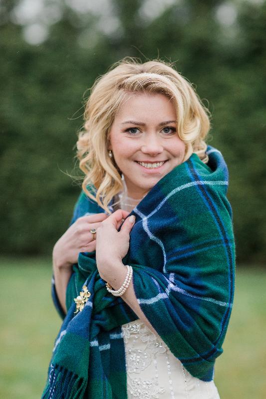 Douglas plaid stole