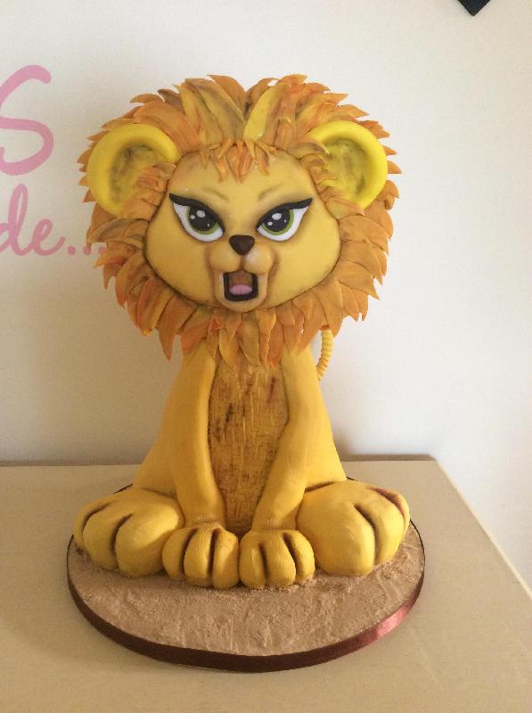 Lion Cub Cake - a Huge Hit!!