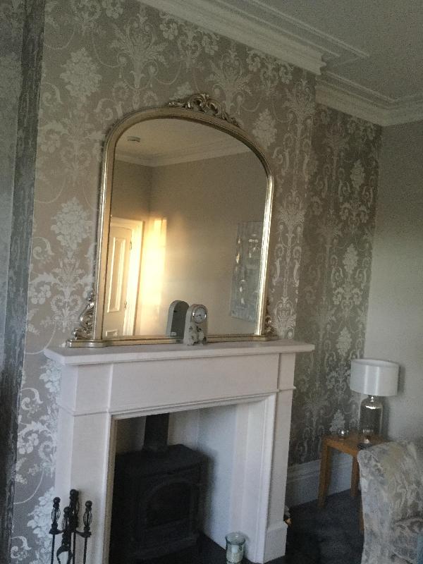 Over mantle mirror