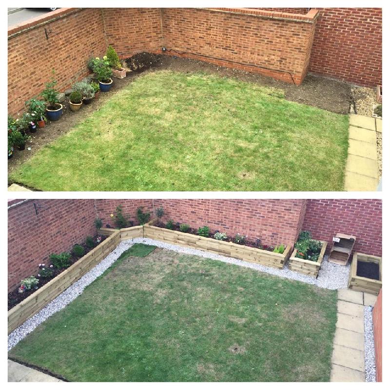 High quality materials enabled me to easily build a professional looking landscaped garden.
