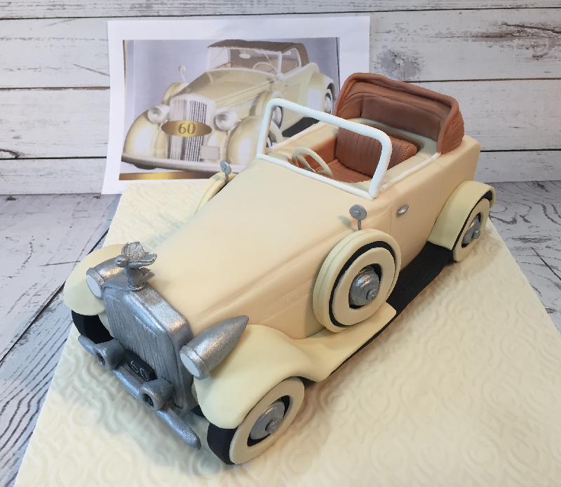 Vintage car cake tutorial is brilliant