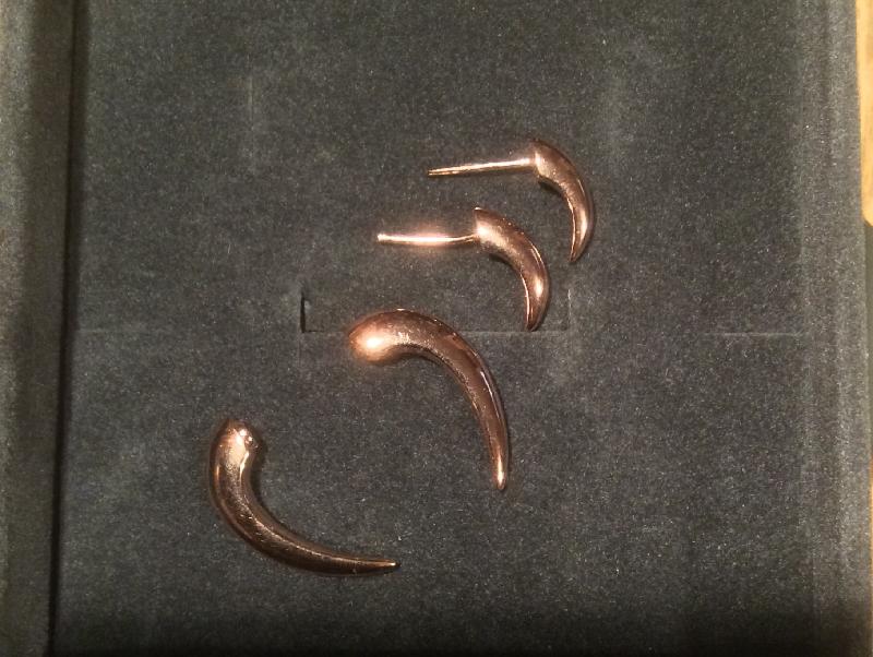 Earrings in poor condition, still waiting for refund