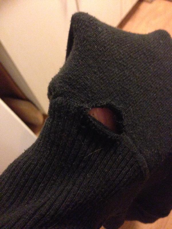 Sweaters have become thinner and of lower quality.