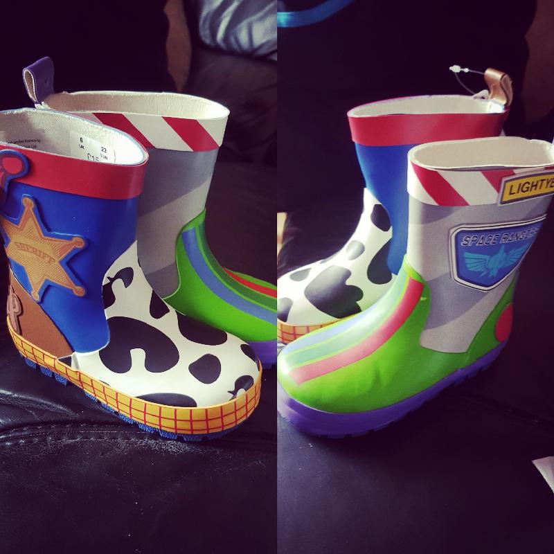 You story wellies and slippers