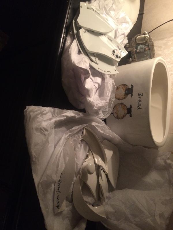 Items broken on delivery