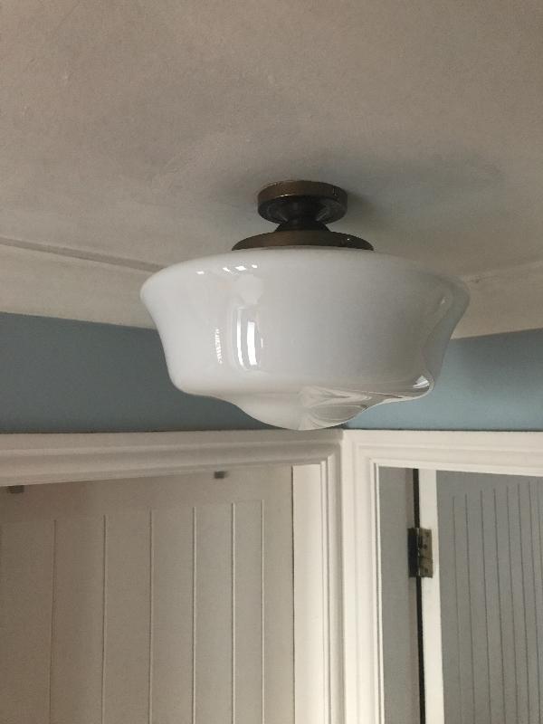 Schoolhouse light fitting