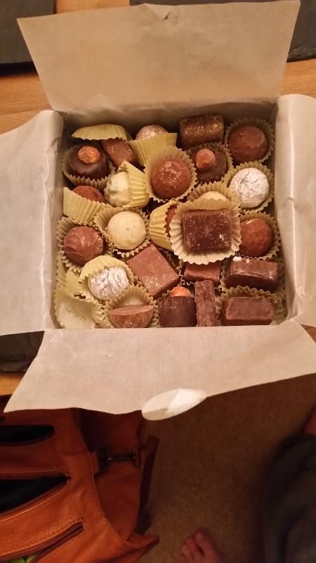 Chocolates received in perfect order &, as ever were delicious.