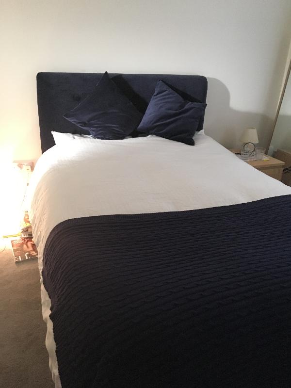 The bed is so beautiful!