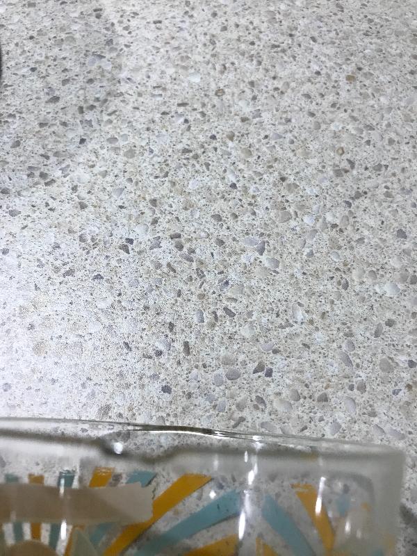 One glass chipped