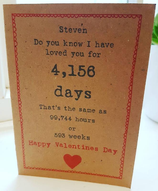 Beautiful personalised card!