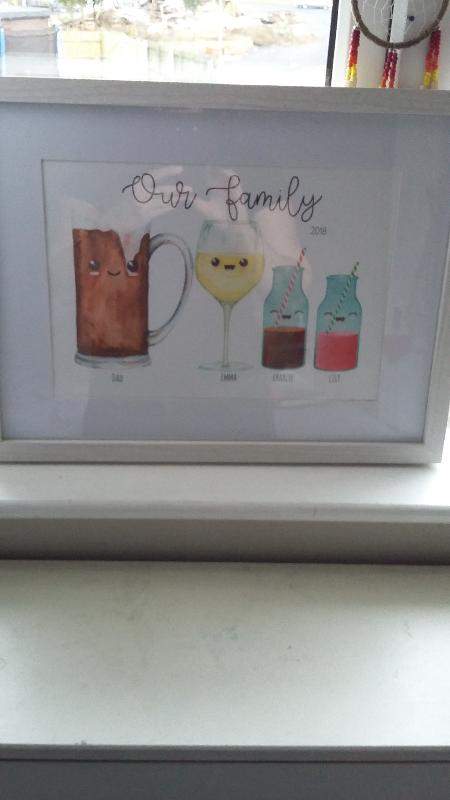 Personalised drinks print