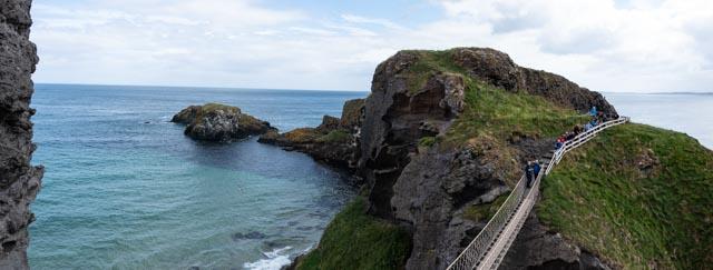 Northern and the West Coast of Ireland are the most scenic.