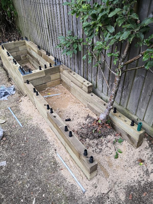Raising beds in a hot summer