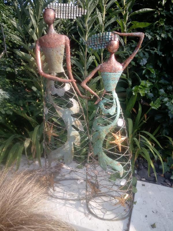 Delightful mermaids for my 'seaside' themed part of my garden.