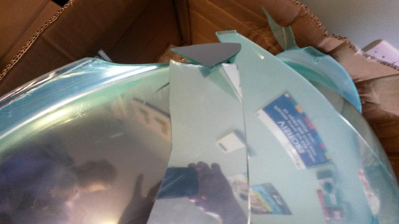 Broken mirror
