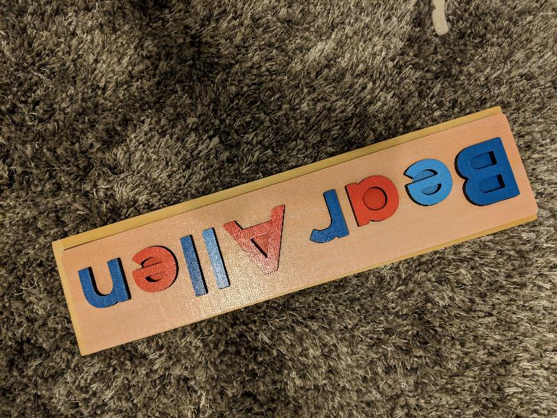 Colorful Name Puzzle