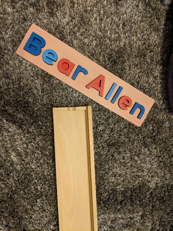 Colorful Name Puzzle