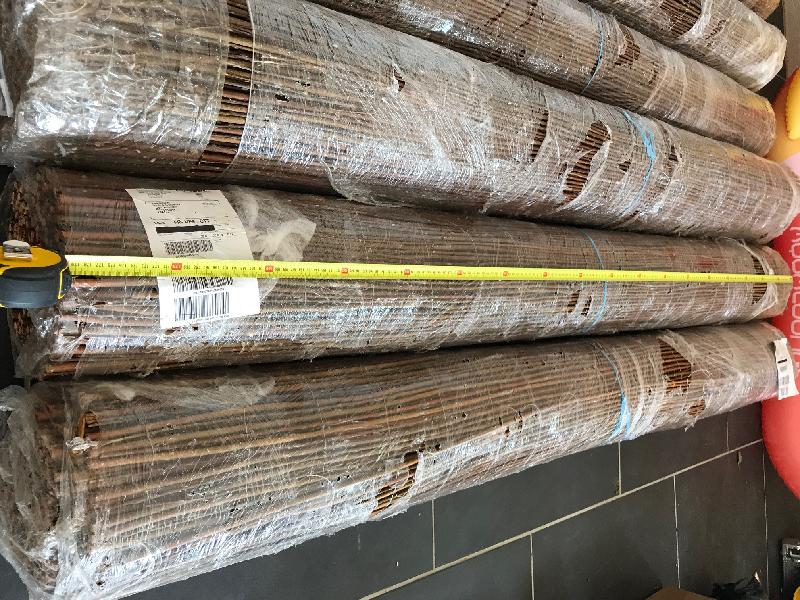 Excellent service, quality Rouleau de Canisse en Osier Premium dissapoints.
