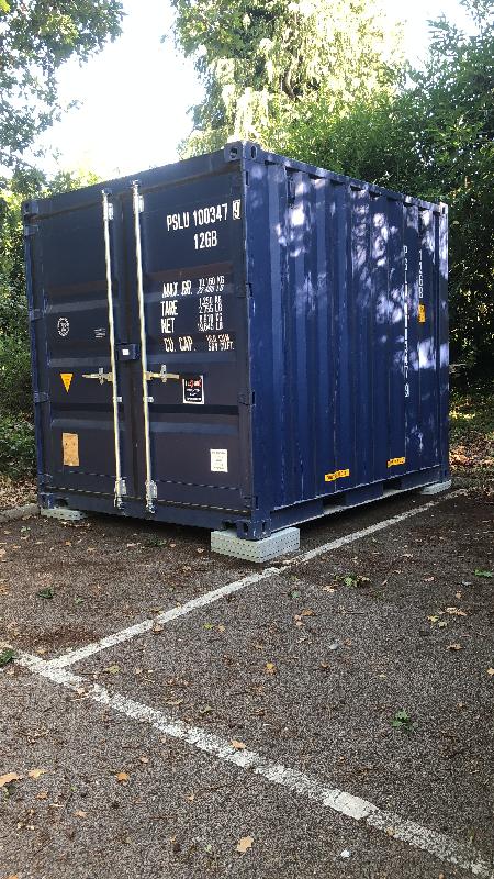 'Used Once' 10ft container - Superb service