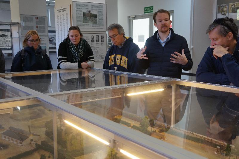 The well organised and thought provoking visit