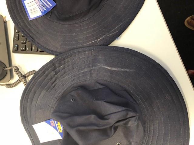 Some hats received damaged