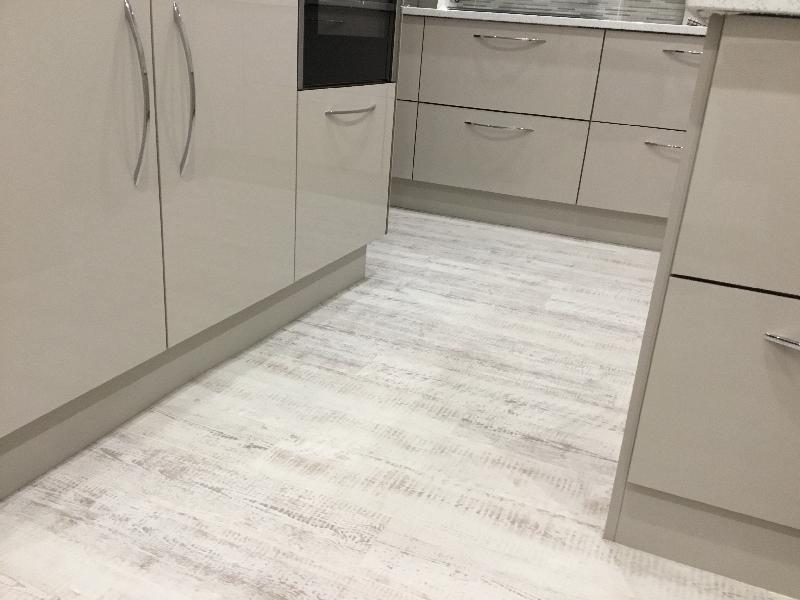 White painted oak