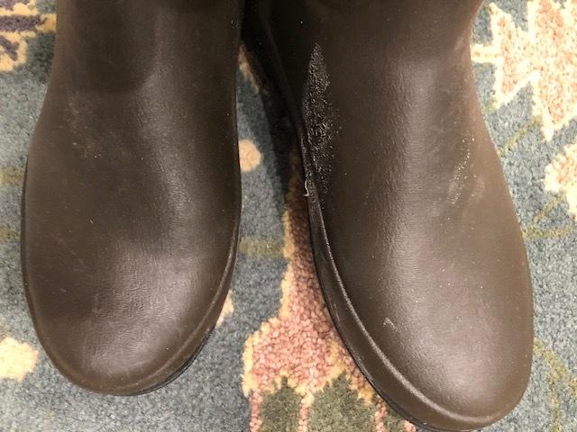 Unhappy surprise mars fine boots