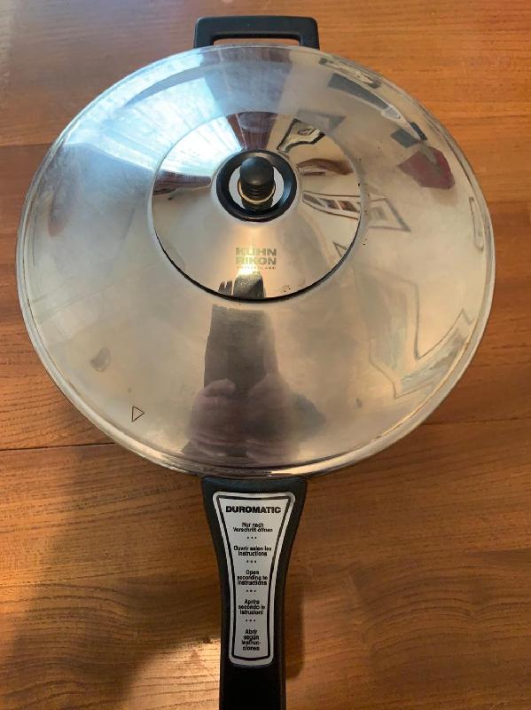 A quality pressure cooker that is almost silent in operation.