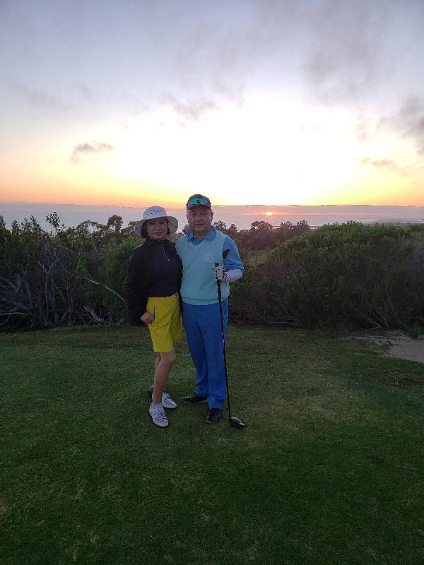 Four sum golf playing in Pelican CC