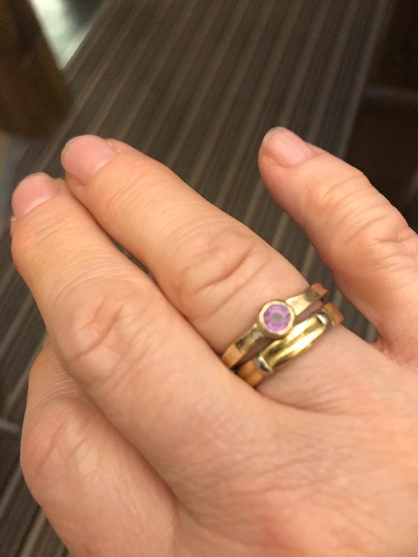 My purple ashore ring is gorgeous and fits perfectly.