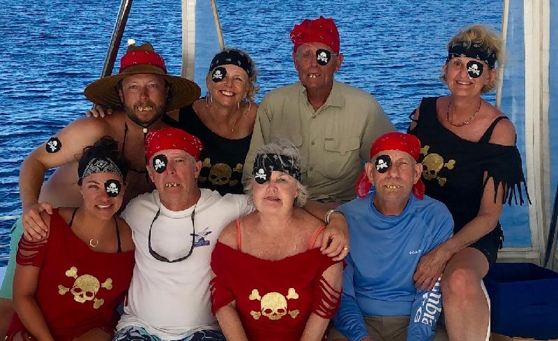 Can always find PARADISE and Pirates in the BVI's!