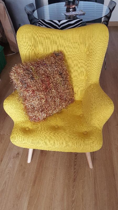 Great chair absolutely love the style and colour