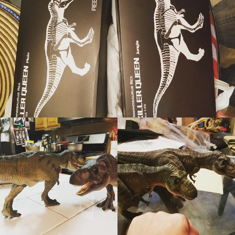 I love my Tyrannosaurus Rex figures