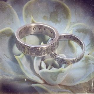 Silver for my partner and I’s wedding rings!