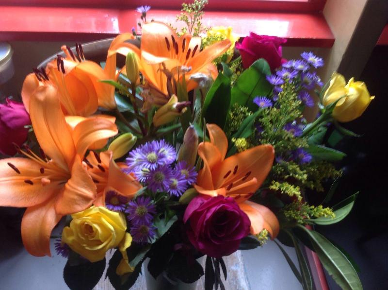 Easy to order, was kept up-to-date on delivery status & great flowers!