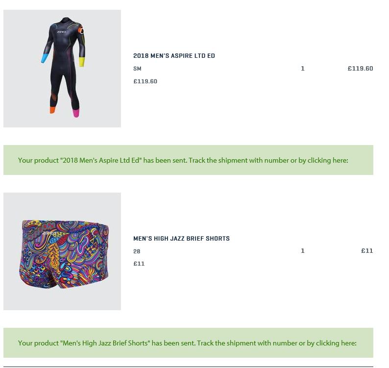 The marked item has not arrived yet.
