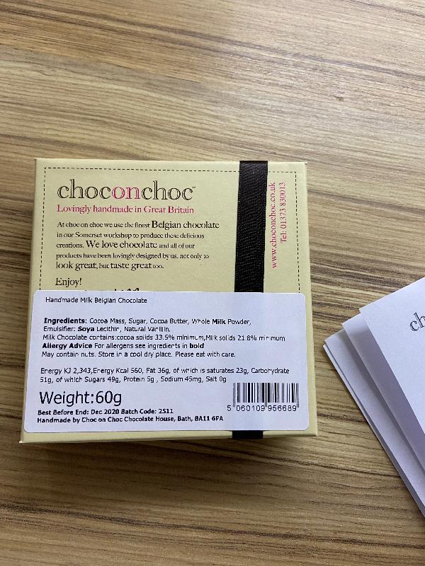 Chocolates arrived broken