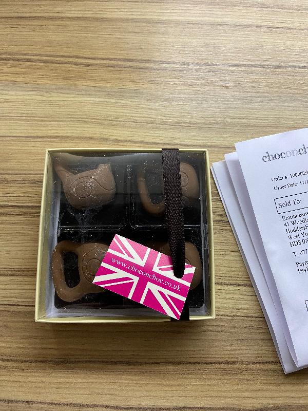 Chocolates arrived broken