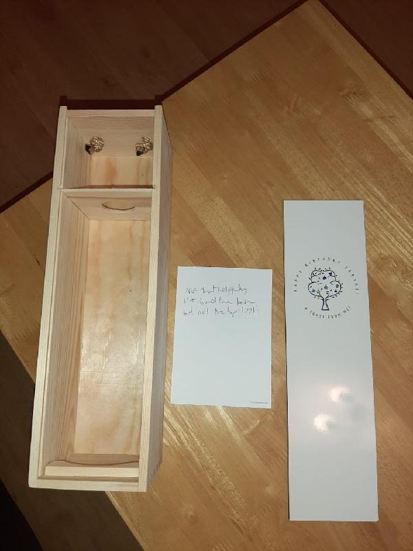Wine box does not have wine in it!