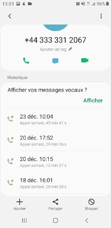 Réclamation - demande de remboursement