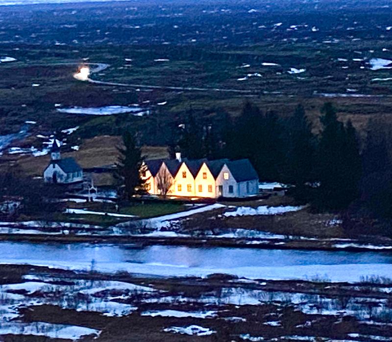 Scenic Iceland And The Northern Lights Winter