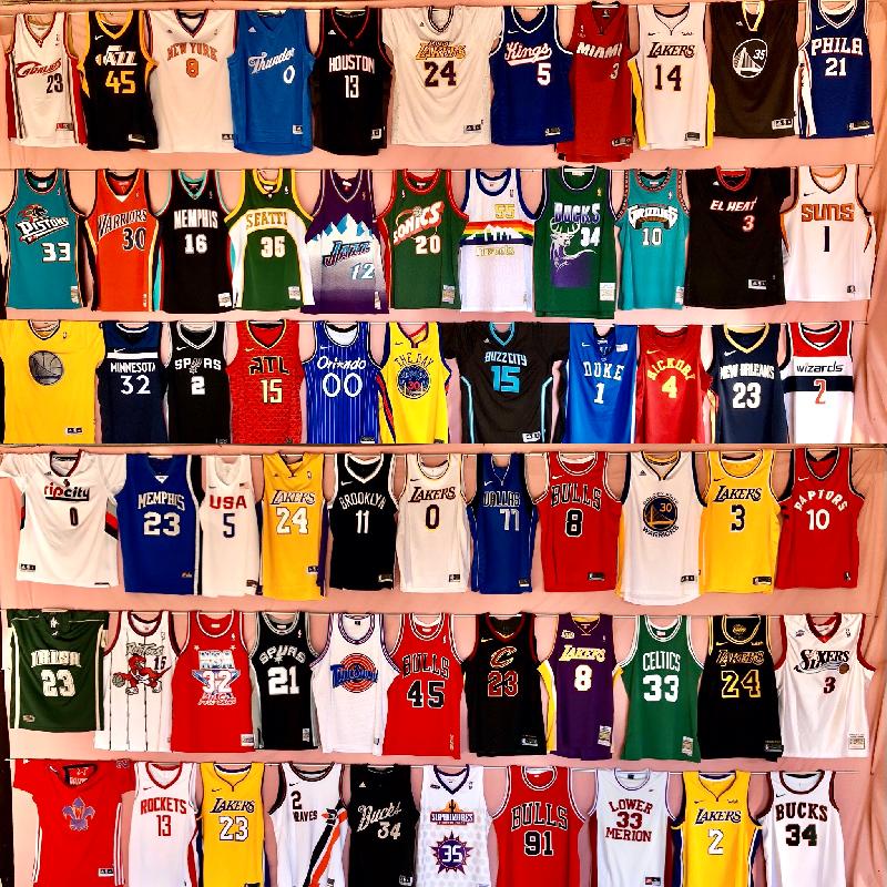 Amazing variety of jerseys