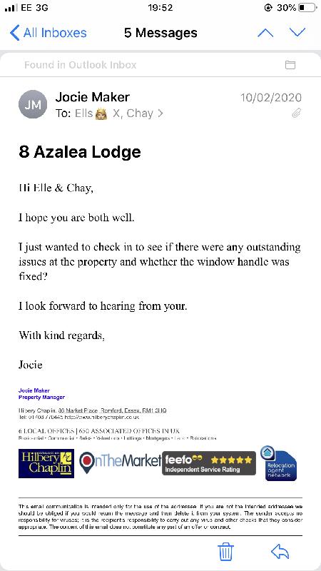Excellent service