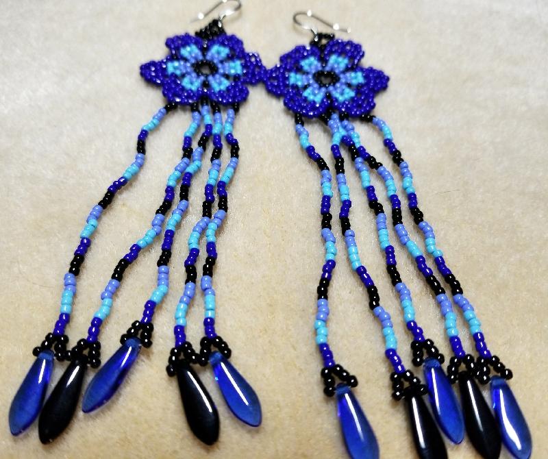 FREE Huichol Flower Earrings Pattern